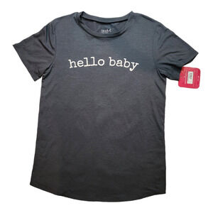 Isabel Maternity "Hello Baby" Shirt NWT Small